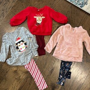 2T long sleeve and pant sets